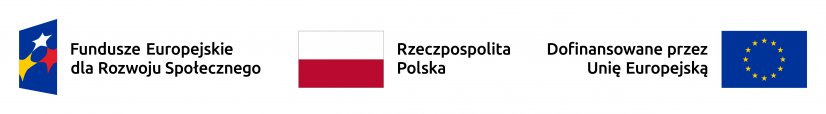 znak Funduszy Europejskich, znak barw Rzeczypospolitej Polskiej i znak Unii Europejskiej