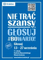 Plakat promujący głosowanie